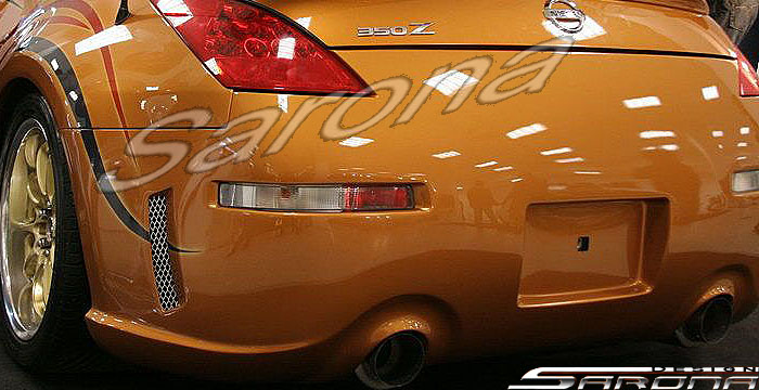 Custom Nissan 350Z  Coupe Rear Bumper (2003 - 2008) - $680.00 (Part #NS-022-RB)